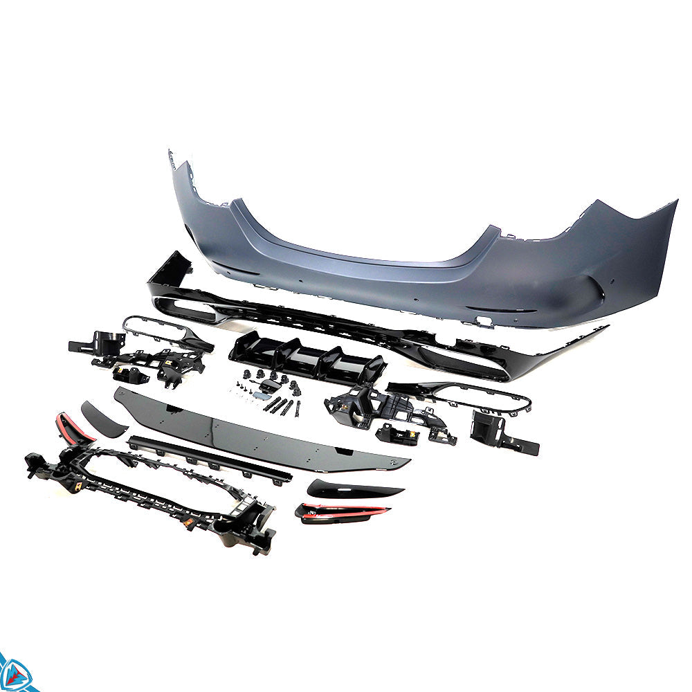 2022-2025 Mercedes-Benz (W206) Pre-Facelift C63 AMG Style Rear Bumper Conversion Kit - Prop and Piston