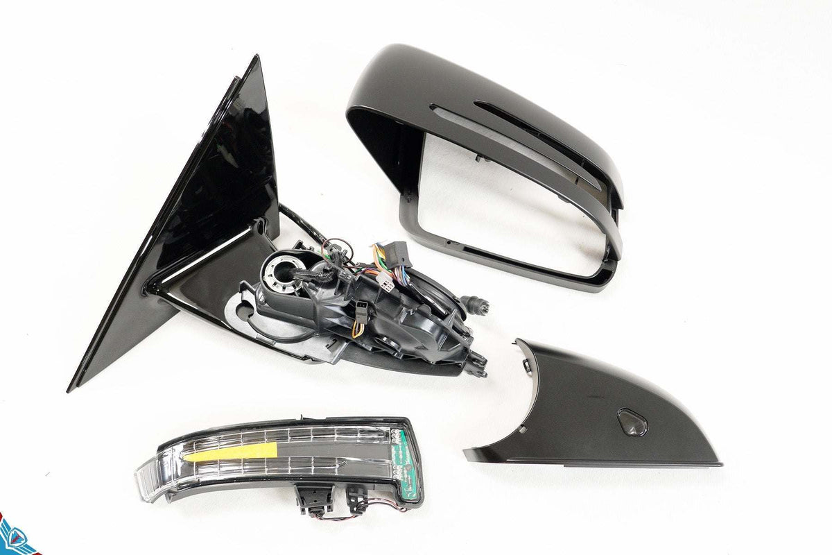 2007-2013 Mercedes Benz S65 Facelift Style Power Side Mirror Conversion Kit - Prop and Piston