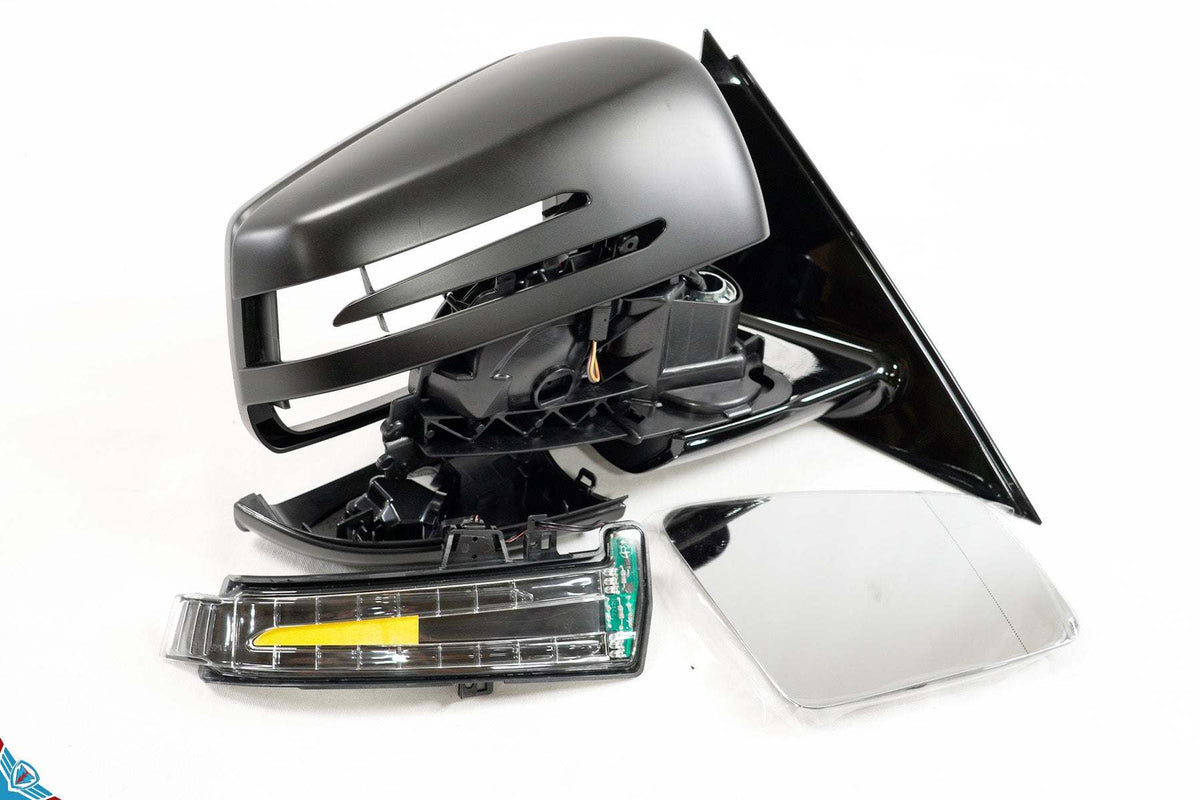 2007-2013 Mercedes Benz S65 Facelift Style Power Side Mirror Conversion Kit - Prop and Piston