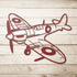 Spitfire WWII Fighter Metal Wall Art WWII spitfire metal wall art garage aviation decor unisex - Prop and Piston