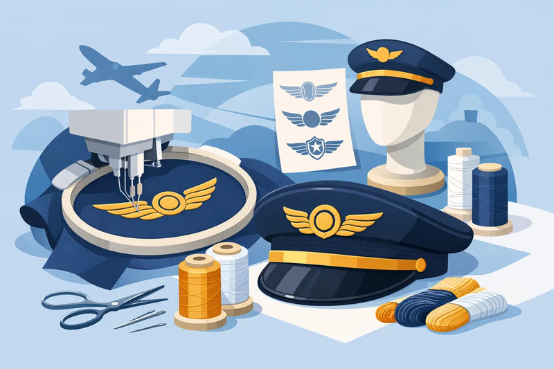 Pilot Hat Embroidery Guide for a Custom Look