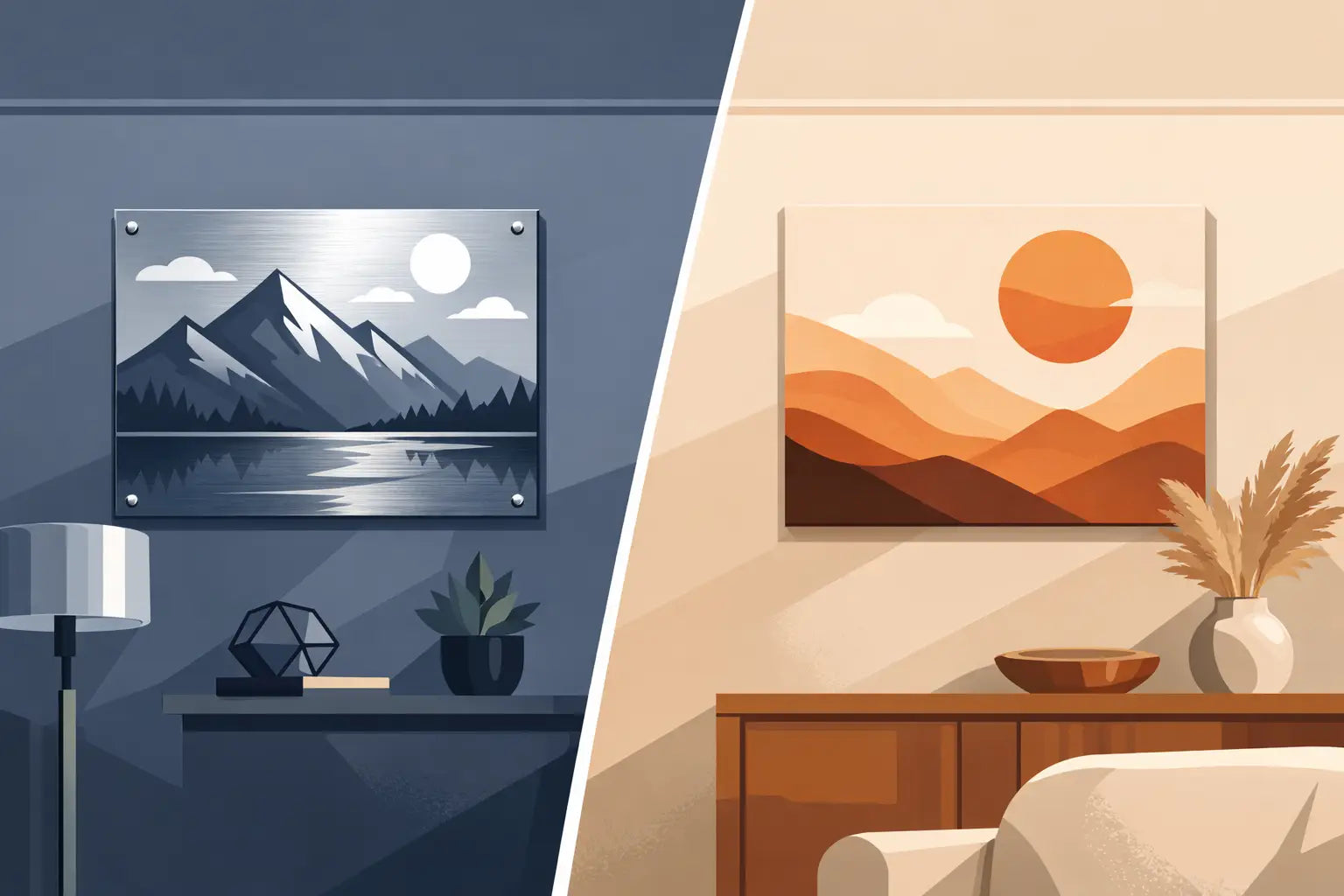 Metal Signs vs Canvas: Which Fits Your Wall?