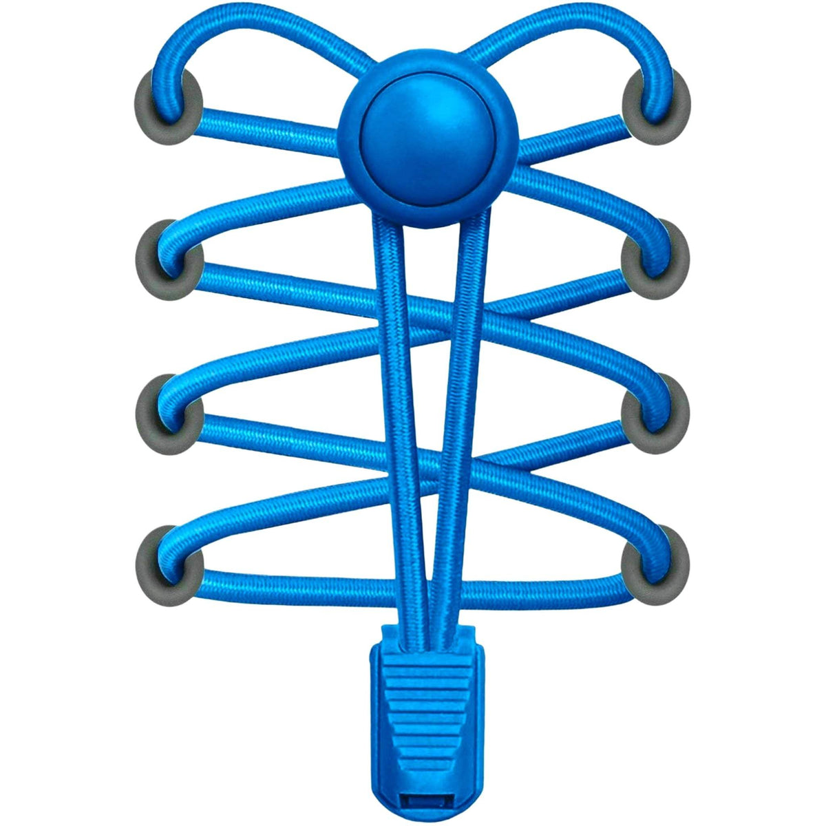 Round Locks Elastic adjustable laces with matching accessories for versatile shoe fitting