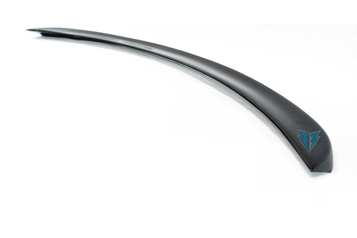 FYBR Tesla Model S TK Genuine Carbon Fiber Trunk Spoiler - Prop and Piston