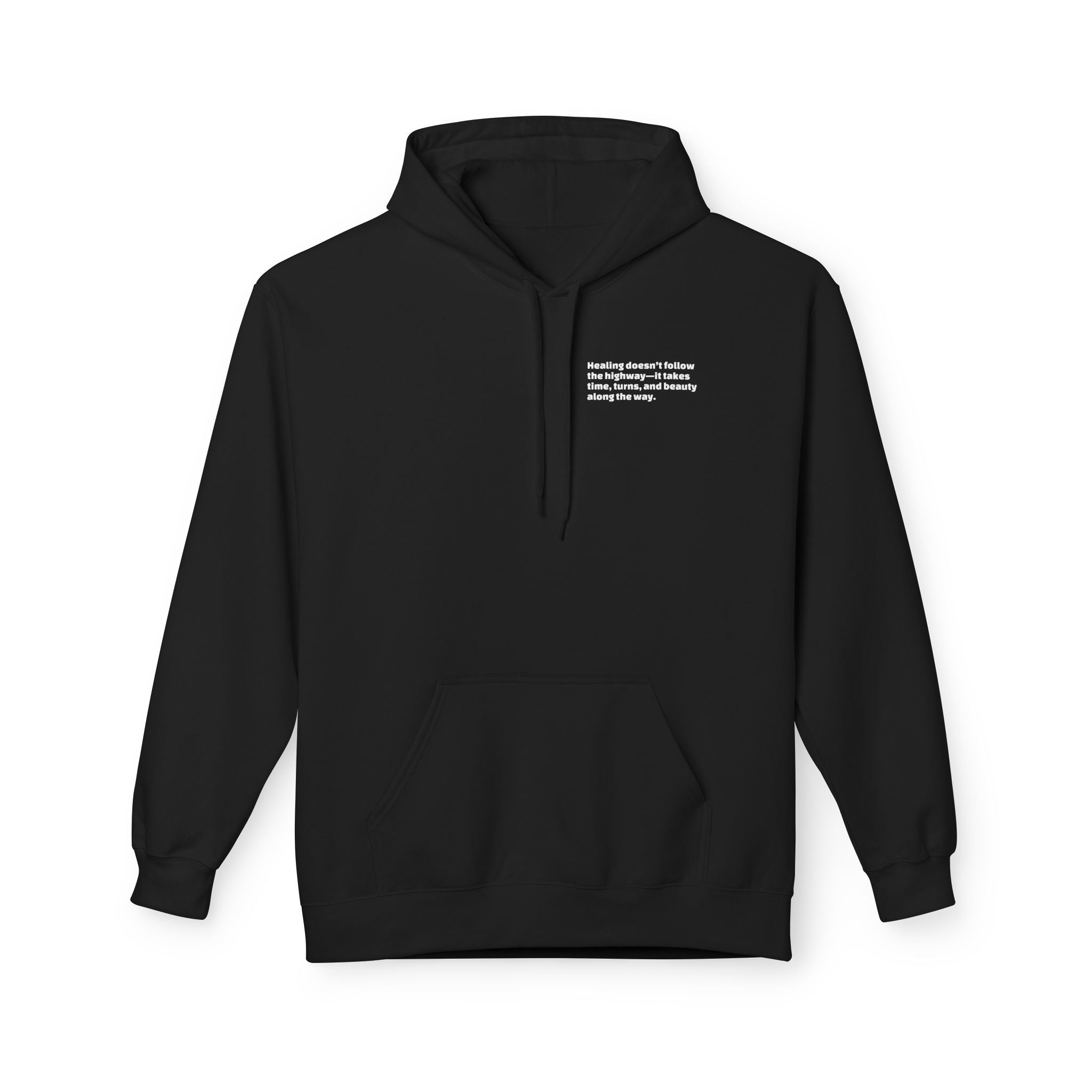 Scenic Route Inspirational Hoodie, Cozy Gift for Travelers, Motivational Sweatshirt, Perfect for Road Trips, Unisex Hoodie