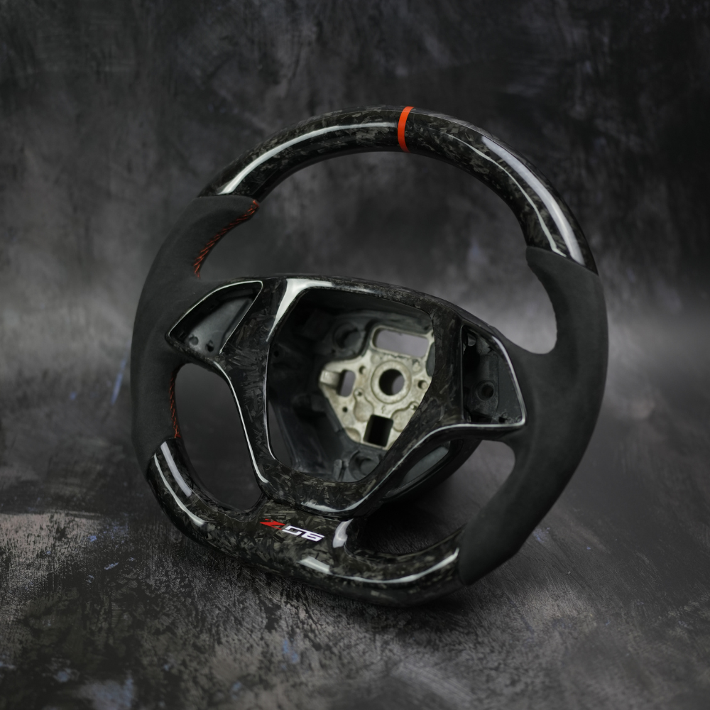 Custom steering wheel for 2014-2019 Corvette C7 by Exclusive Steering