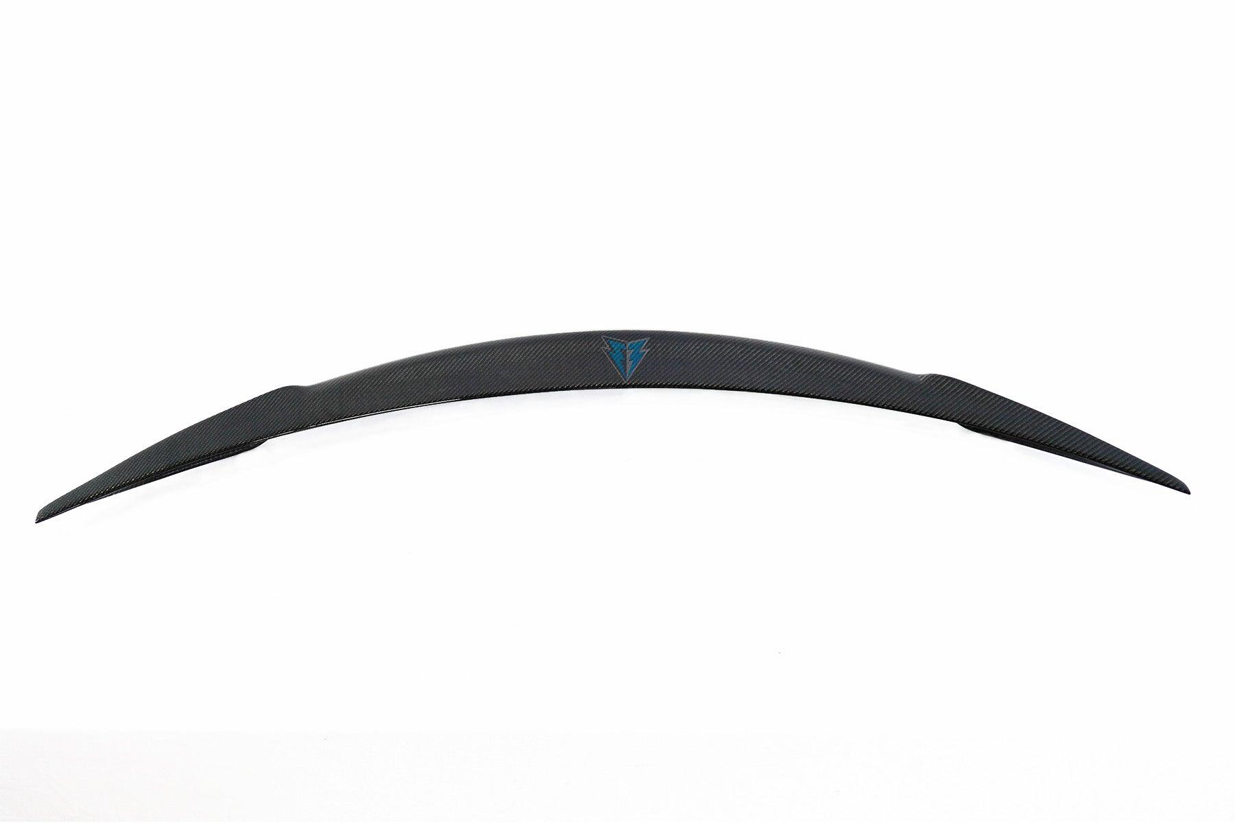 FYBR Tesla Model S RS Genuine Carbon Fiber Trunk Spoiler - Prop and Piston