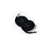Shadow Black stretchy Bread Laces shoelaces secure with one tie