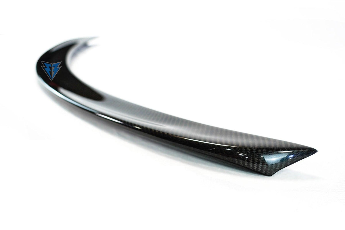FYBR Tesla Model S TK Genuine Carbon Fiber Trunk Spoiler - Prop and Piston