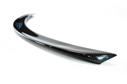 FYBR Tesla Model S TK Genuine Carbon Fiber Trunk Spoiler - Prop and Piston