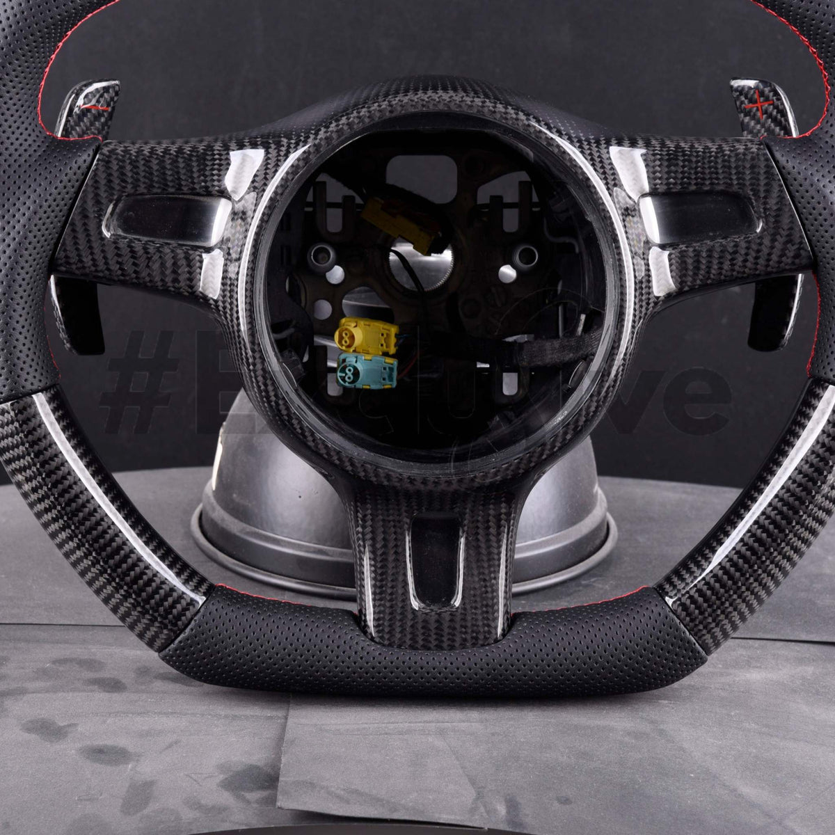 2009 - 2016 Porsche 911, GT3, Boxster, Cayman, Cayenne, & Panamera s | Custom Steering Wheel by Exclusive Steeringfor - Prop and Piston