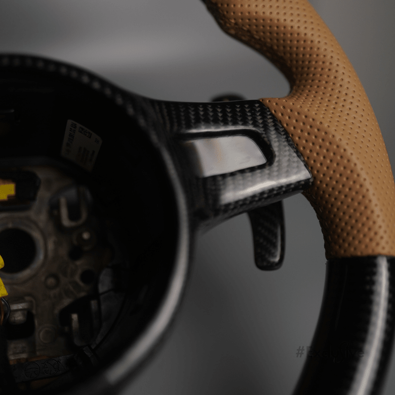 2009 - 2016 Porsche 911, GT3, Boxster, Cayman, Cayenne, & Panamera s | Custom Steering Wheel by Exclusive Steeringfor - Prop and Piston