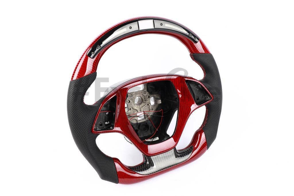 2014-2019 Corvette C7 custom steering wheel by Exclusive Steering handcrafted and shipped worldwide