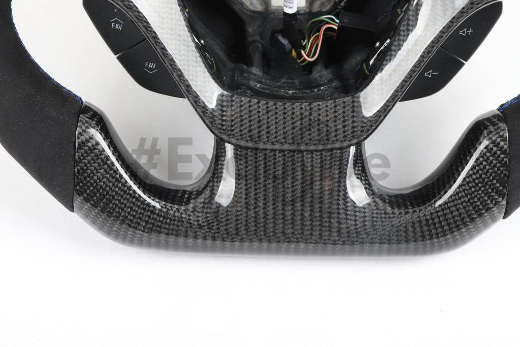 Custom 2014-2019 Corvette C7 steering wheel by Exclusive Steering crafted to perfection