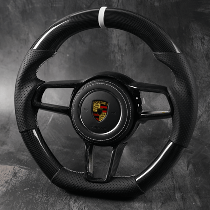 2014 - 2020 Porsche 911 (991.2) / GT3/GT3RS(991) / 718 Boxster/Cayman (982) / Cayenne (958.2) / Panamera (971) / Macan(95B) | Custom Steering Wheel by Exclusive Steering - Prop and Piston