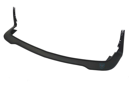 2015-2023 Dodge Challenger SRT Hellcat style front bumper conversion kit on grey muscle car