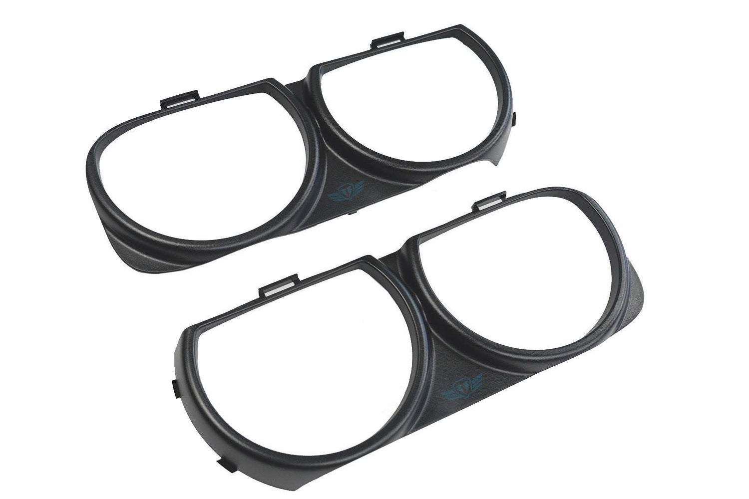 2015-2023 Dodge Challenger SRT Hellcat style front bumper conversion kit on grey Scat Pack model