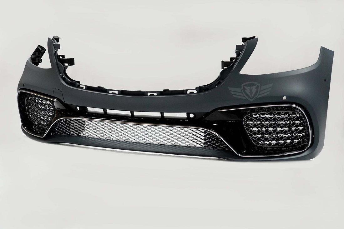 2018 - 2020 Mercedes Benz (W222) Facelift S - Class to S65 AMG Style Front Bumper Conversion Kit - Prop and Piston