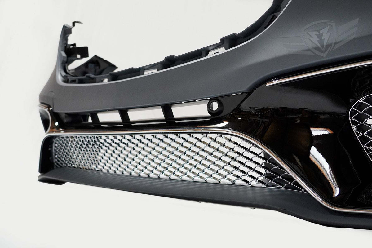 2018 - 2020 Mercedes Benz (W222) Facelift S - Class to S65 AMG Style Front Bumper Conversion Kit - Prop and Piston