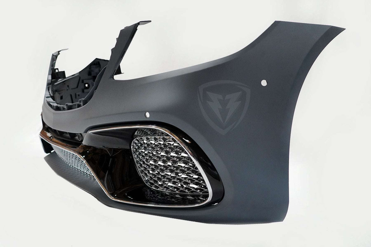 2018 - 2020 Mercedes Benz (W222) Facelift S - Class to S65 AMG Style Front Bumper Conversion Kit - Prop and Piston