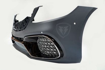 2018 - 2020 Mercedes Benz (W222) Facelift S - Class to S65 AMG Style Front Bumper Conversion Kit - Prop and Piston