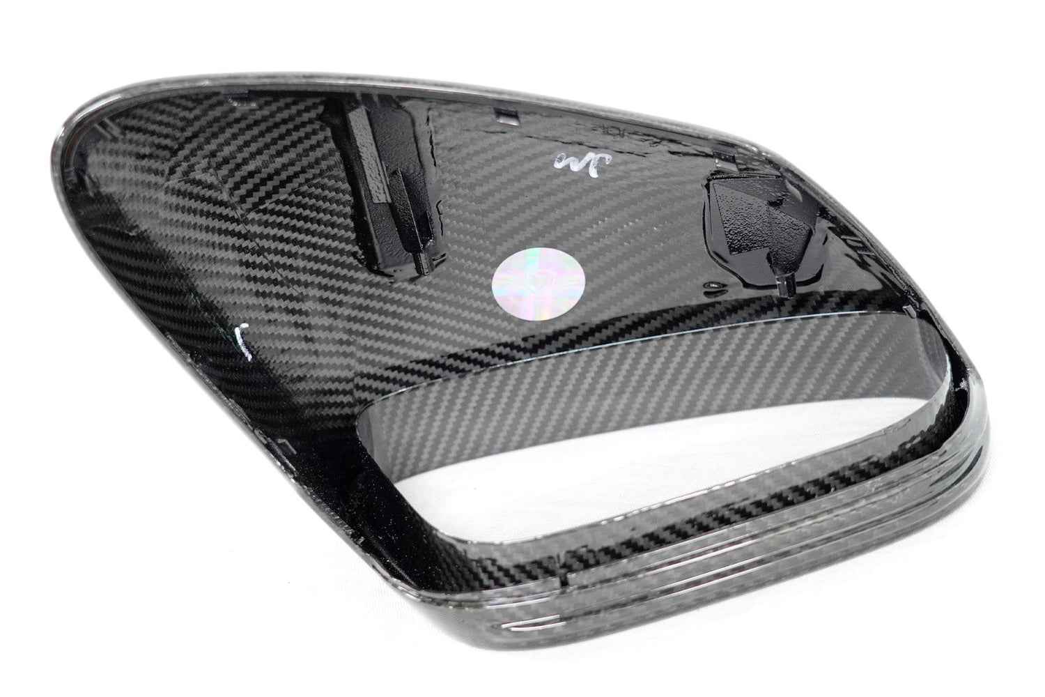 2019+ Porsche Taycan Genuine Dry Carbon Fiber Mirror Covers | FYBR Aerodynamics