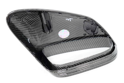 2019+ Porsche Taycan Genuine Dry Carbon Fiber Mirror Covers | FYBR Aerodynamics