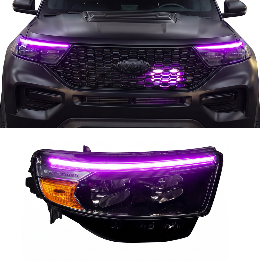 Ford Explorer Multicolor RGBW DRL Boards (2020-2024) - Prop and Piston
