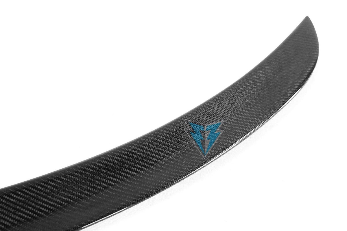 FYBR Tesla Model S TK Genuine Carbon Fiber Trunk Spoiler - Prop and Piston