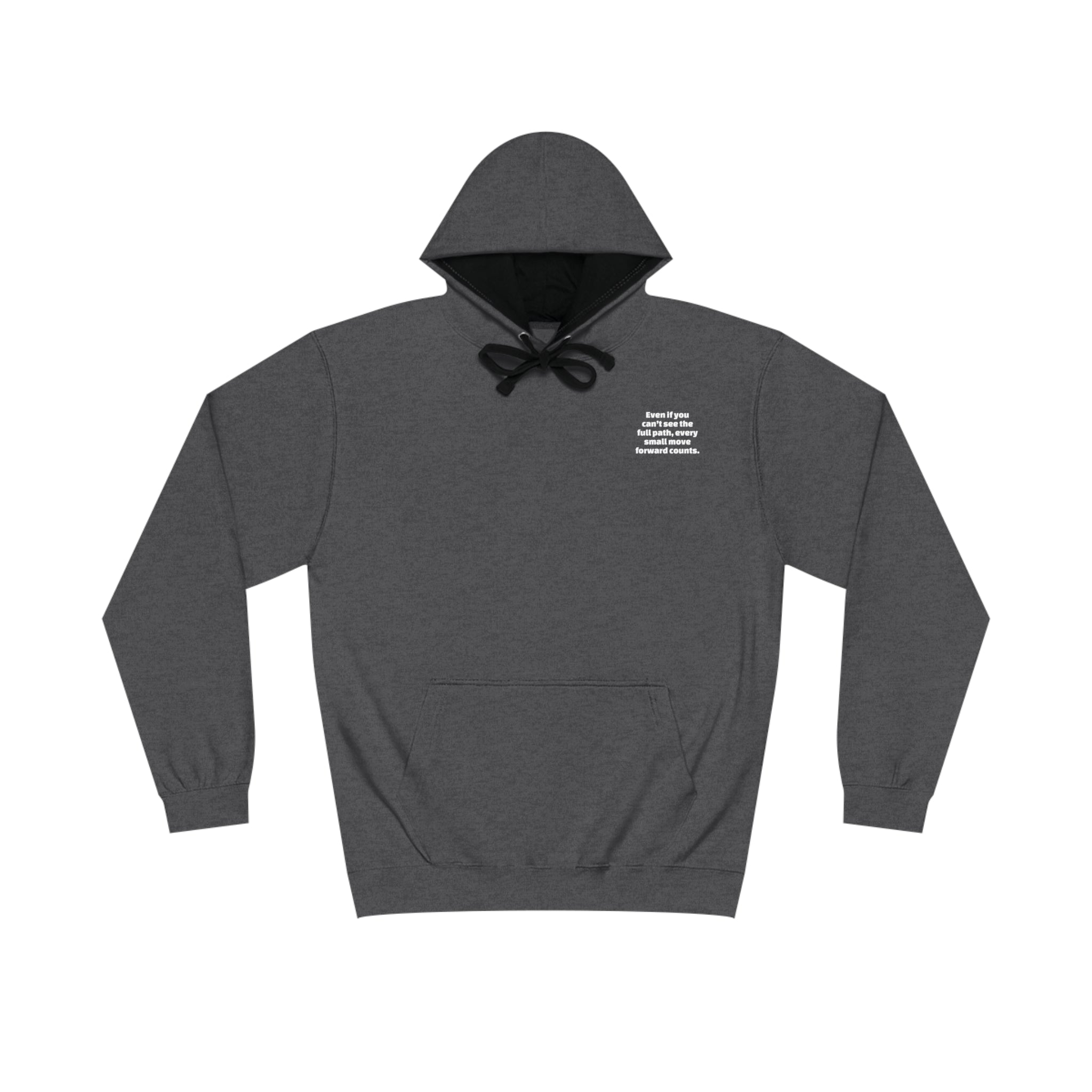 Inspirational Unisex Varsity Hoodie, Motivational Sweatshirt, Cozy College Apparel, Gift for Graduates, Casual Street Style