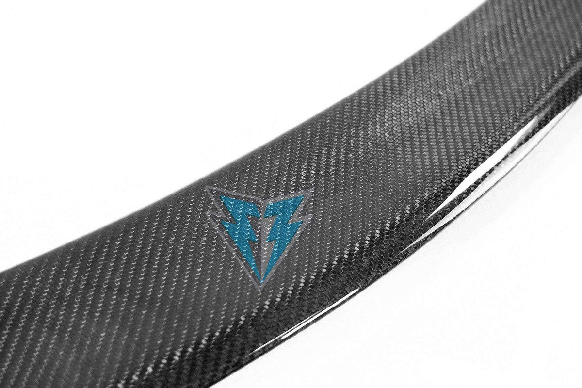 FYBR Tesla Model S RS Genuine Carbon Fiber Trunk Spoiler - Prop and Piston