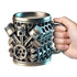 3D engine stainless steel mug designed Stainless Steel Mug. Ideal for coffee/beer, a fun home & office drinking accessory. - Prop and Piston