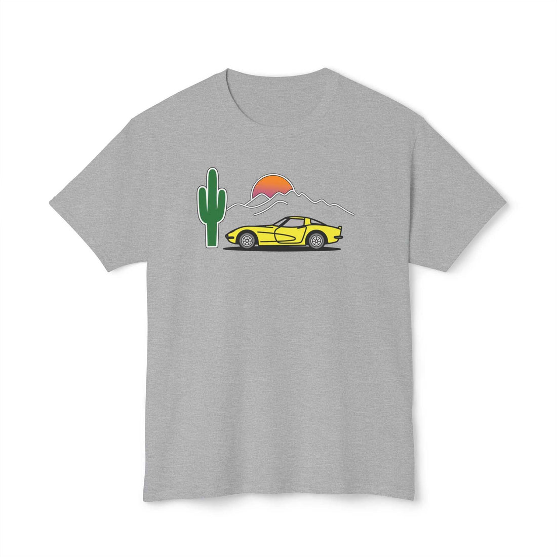Vintage T-Shirt Sunset Corvette Yellow
