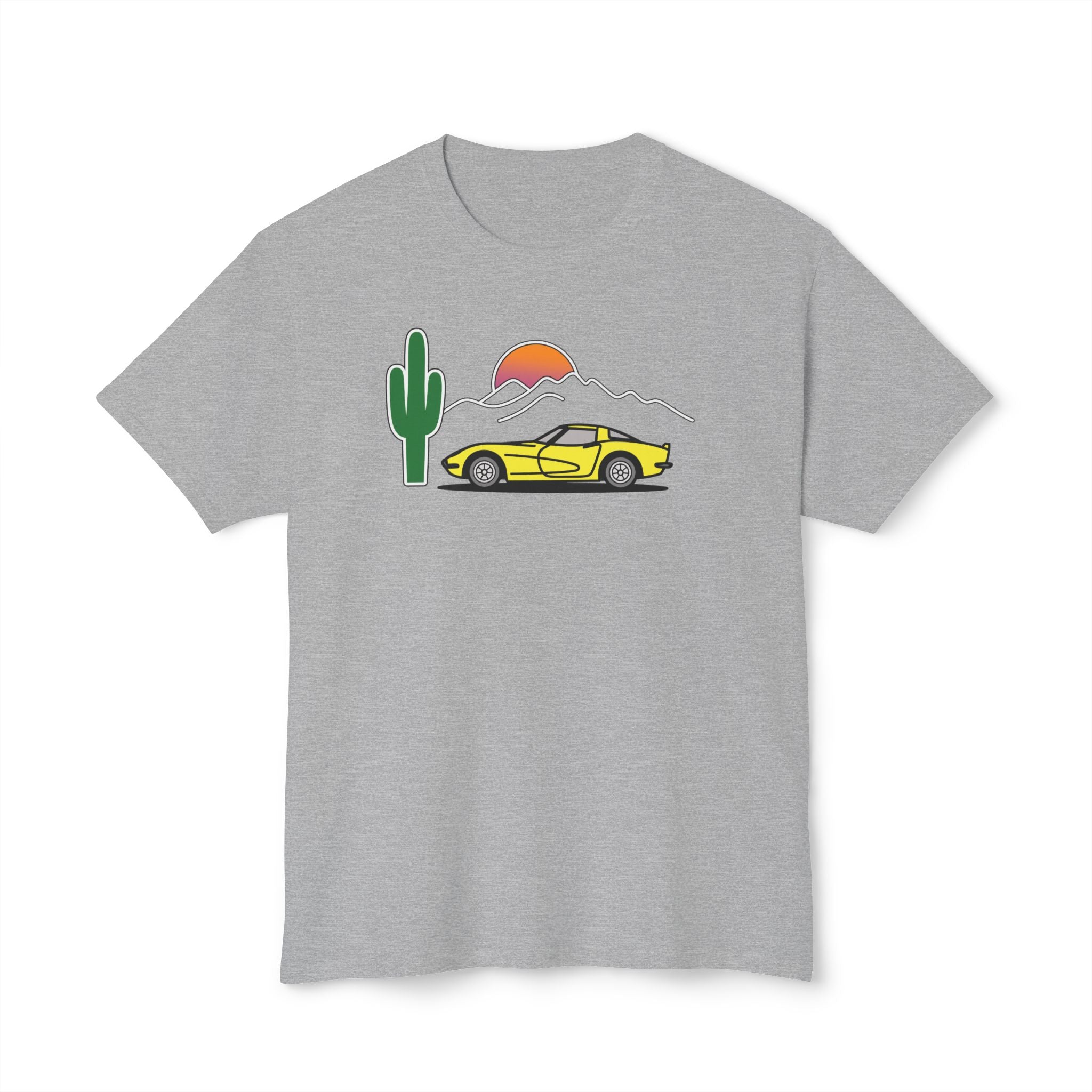 Vintage T-Shirt Sunset Corvette Yellow