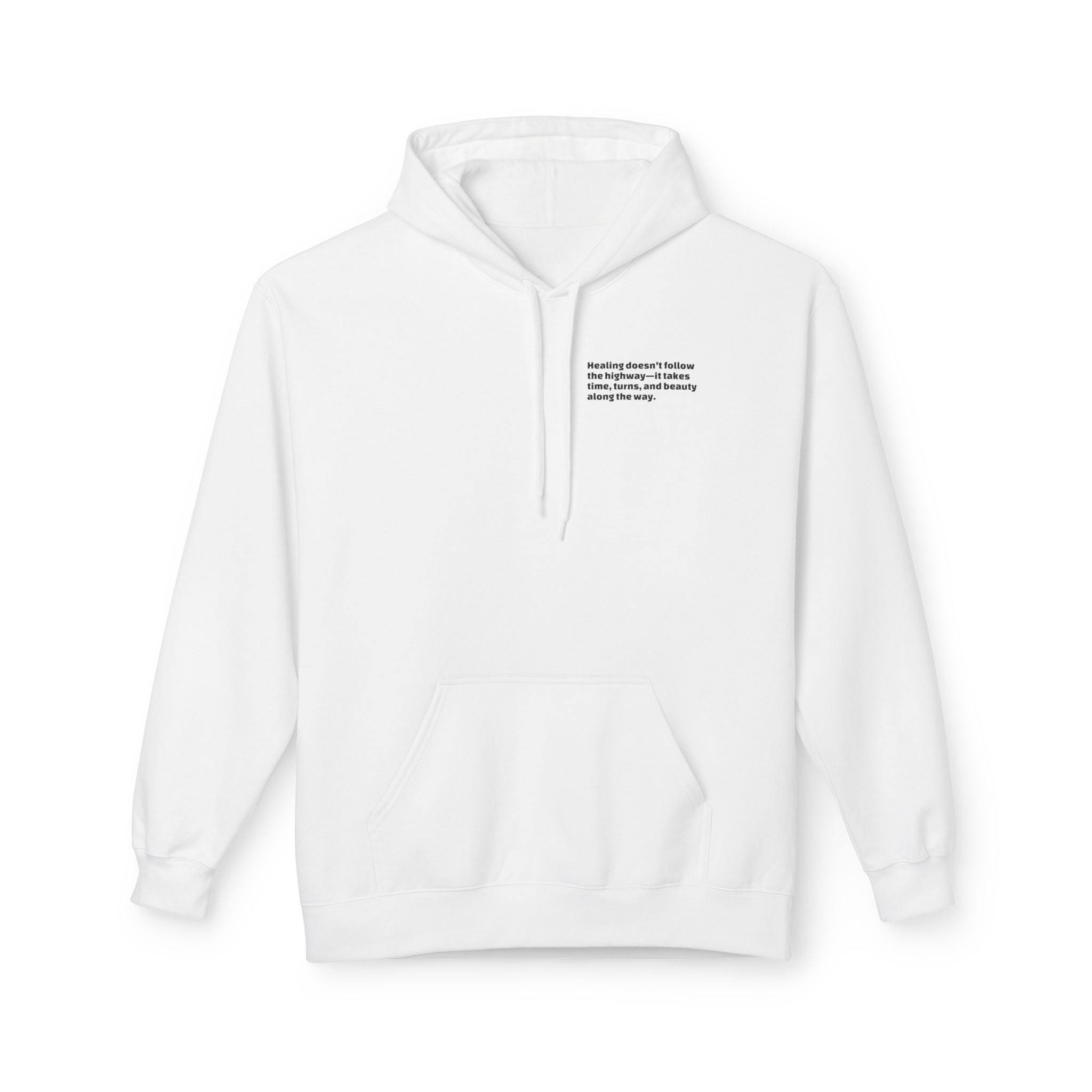 Scenic Route Inspirational Hoodie, Cozy Gift for Travelers, Motivational Sweatshirt, Perfect for Road Trips, Unisex Hoodie