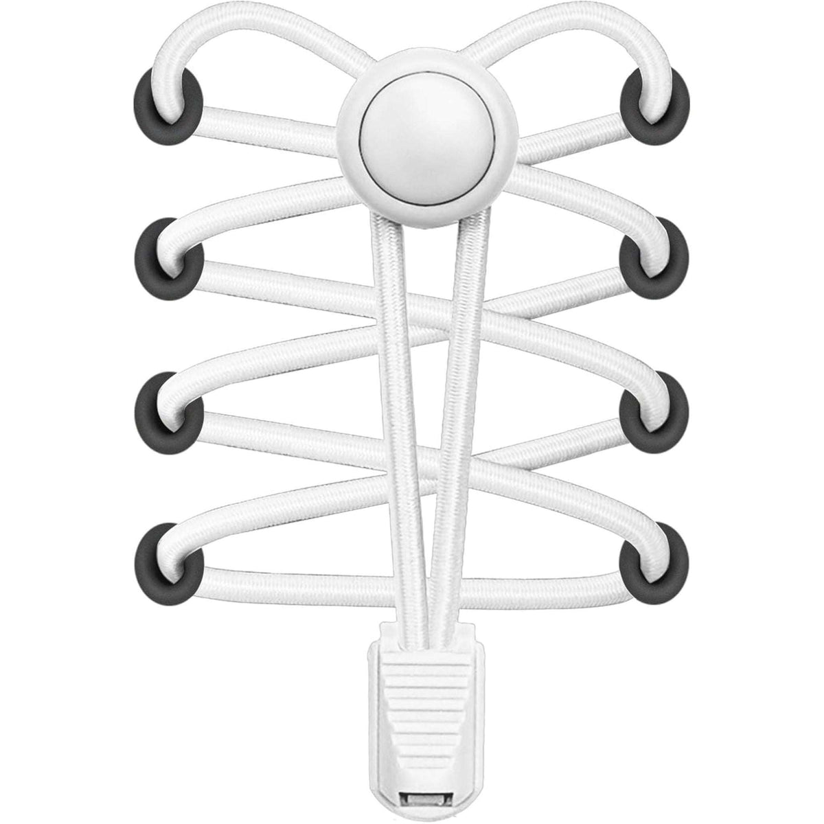 Round Locks Elastic adjustable cut-to-fit shoe laces with matching accessories