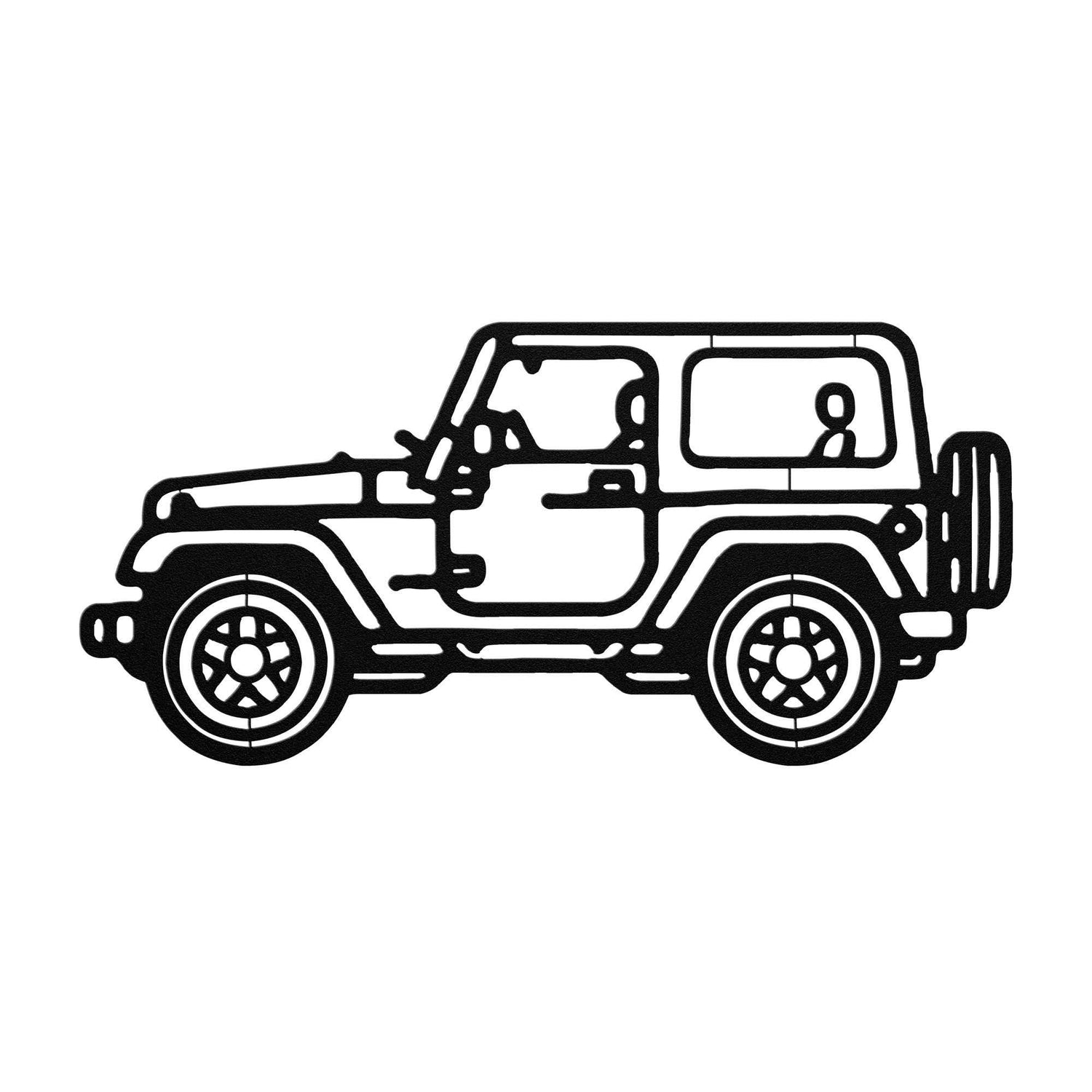 4X4 Off - read - Prop and Piston 4x4 off road Metal Wall Art