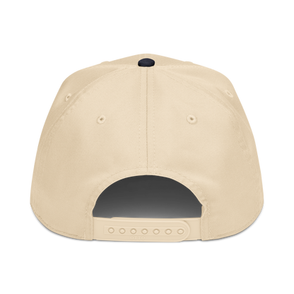 Back view of the Rocket Scientist Aviation Hat showcasing adjustable snap closure and clean design.
