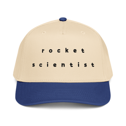 Rocket Scientist Aviation Hat featuring a clean structured design and adjustable snap closure.
