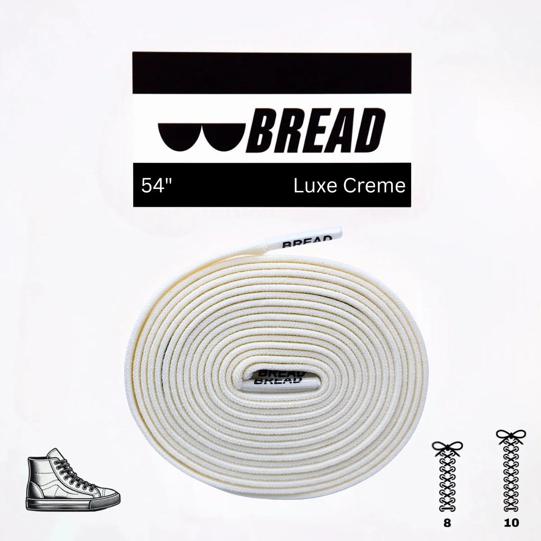 Stretchy Bread Laces shoelaces secured with one tie for easy slip-on shoes