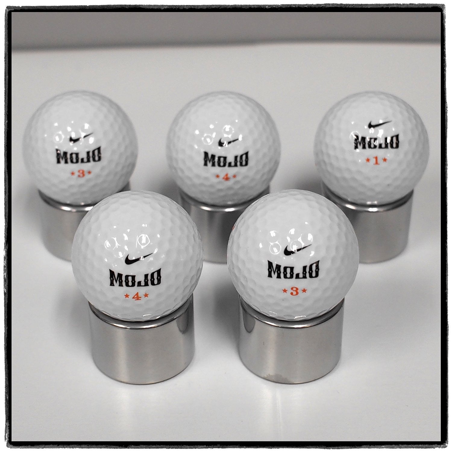 Ultra Premium Chrome Powdercoated Golf Ball Display Stand (1 per package)