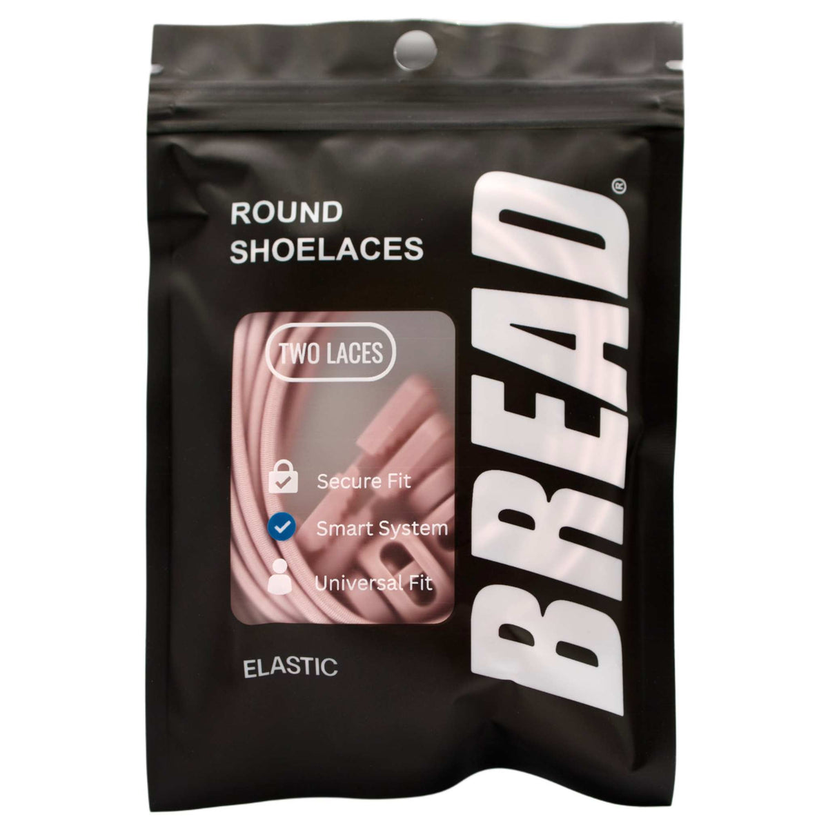Round Locks Elastic flexible cut-to-fit shoe laces with matching accessories
