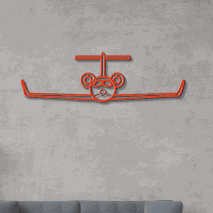 Custom Jet Metal Wall Art – Personalized ‘Jet 