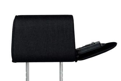 The Vulcan Headrest Safe biometric lock steel security safe for trucks and SUVs