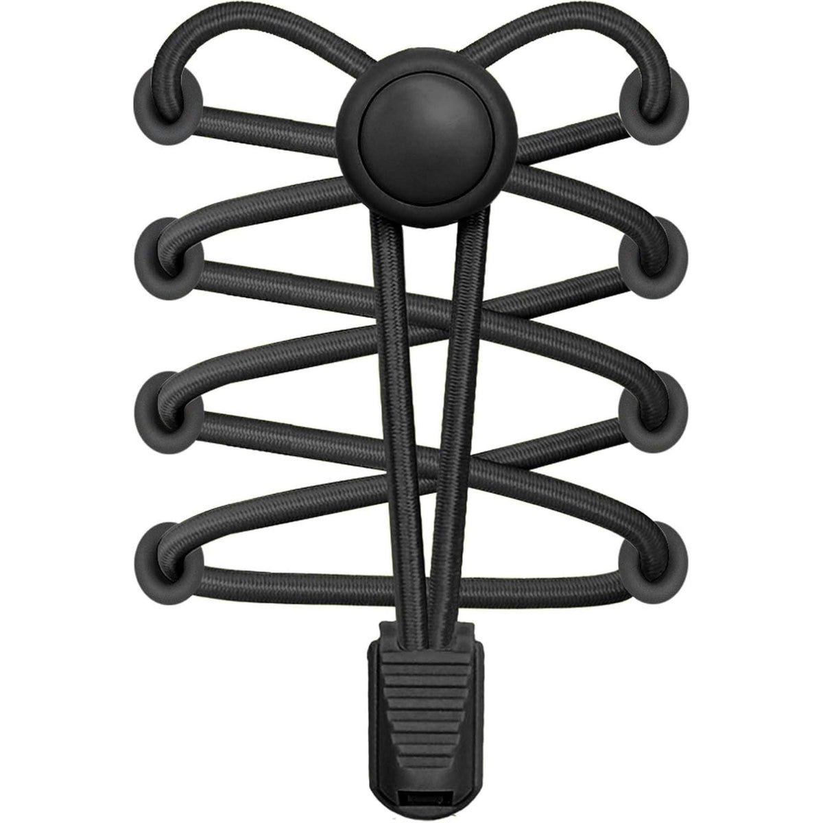 Round Locks Elastic adjustable elastic laces with accessories for versatile shoe fitting