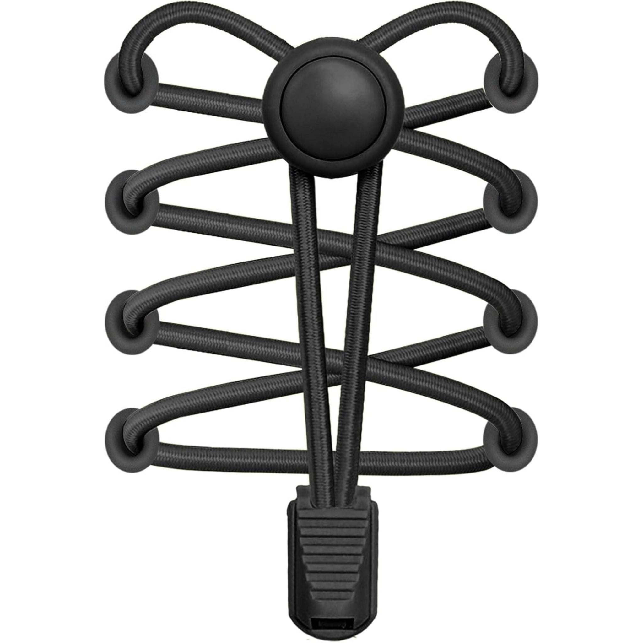 Round Locks Elastic adjustable elastic laces with accessories for versatile shoe fitting