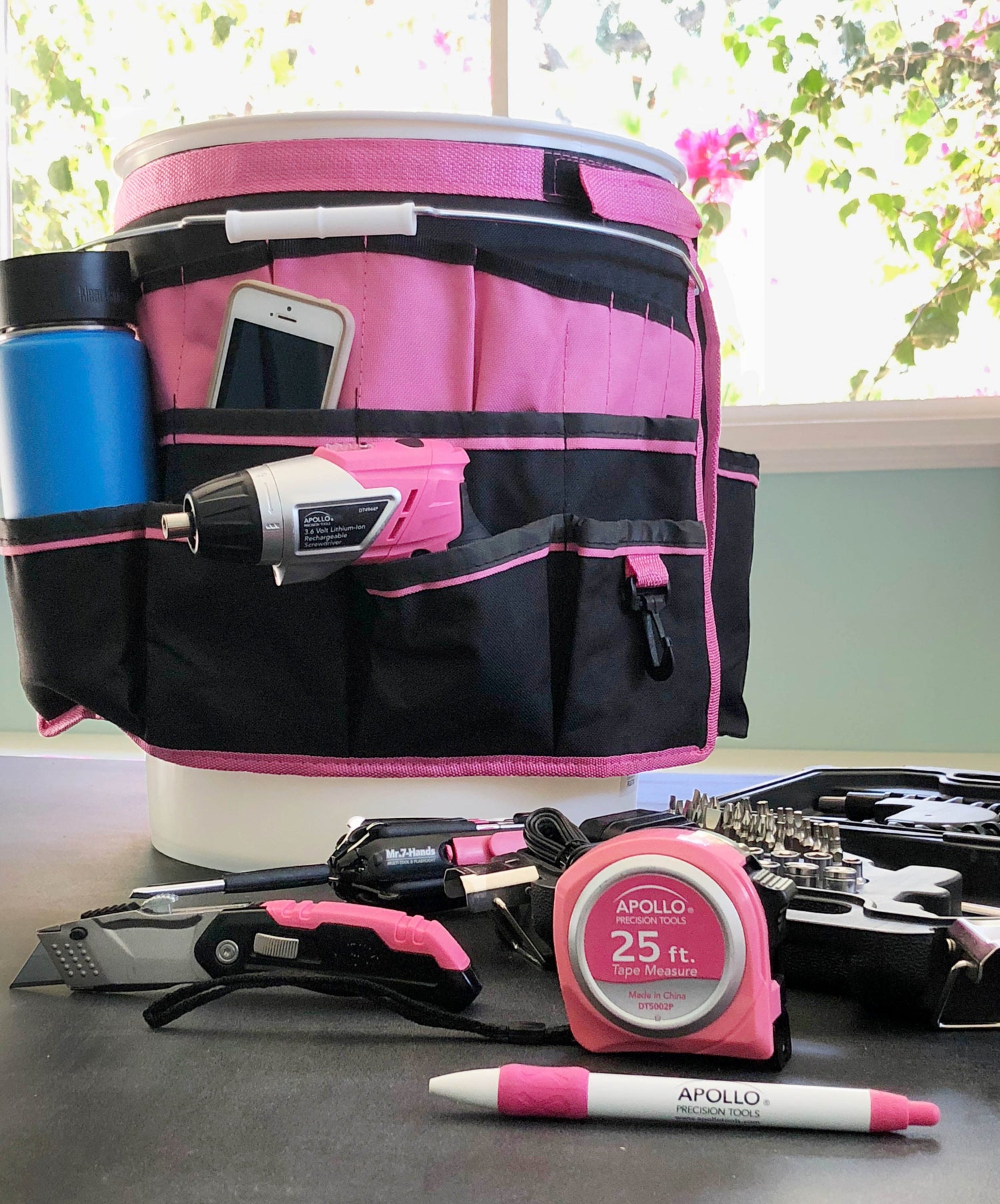 Bucket Organizer - Pink - DT0825P - Prop and Piston