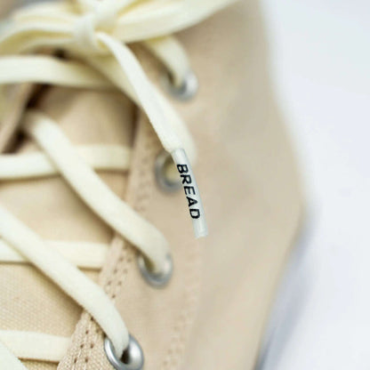 Stretchy Bread Laces shoelaces keeping shoes secure with one tie for easy slip-on