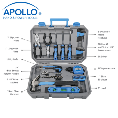 65 Piece Household and Mechanical Tool Set -- DT0001 - Prop and Piston