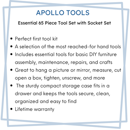 65 Piece Household and Mechanical Tool Set -- DT0001 - Prop and Piston